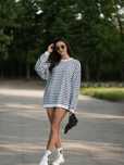 Bawełniana bluza typu long
