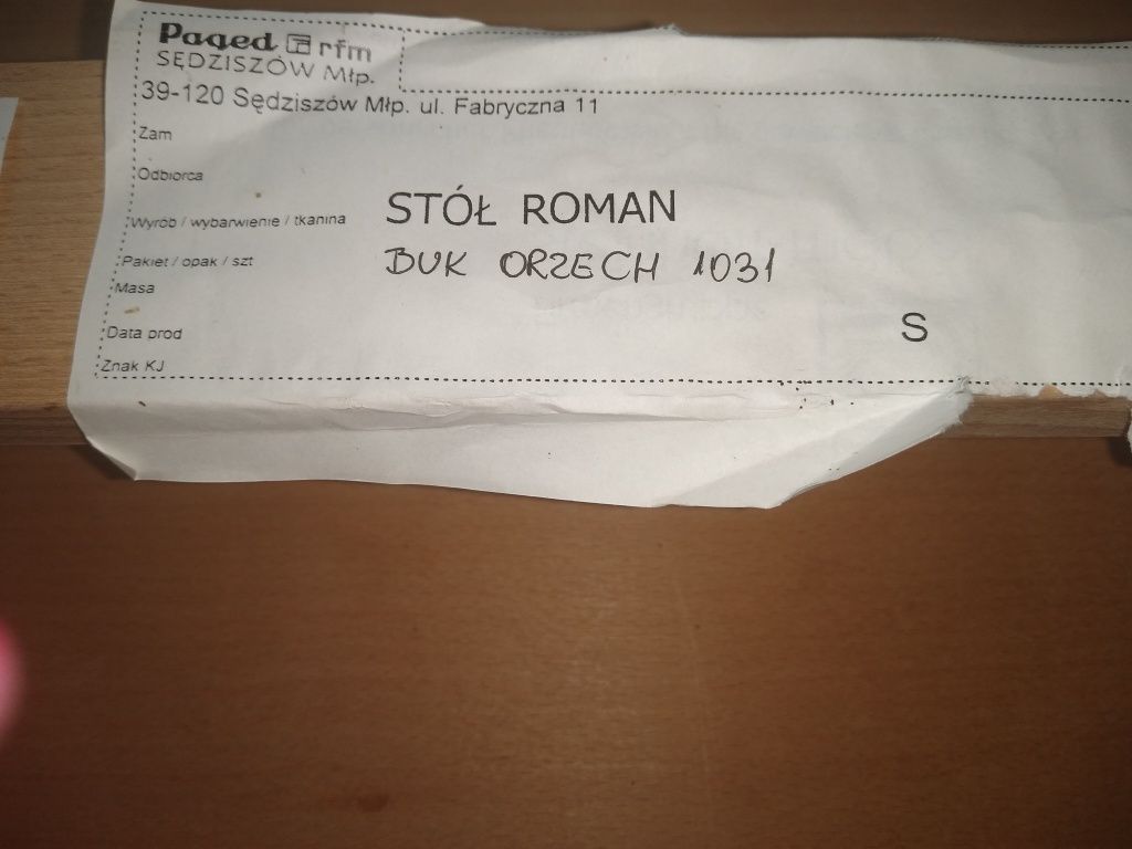 Stół roman rozkładany