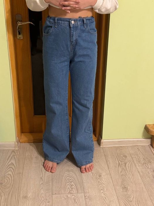 Джинси кльош для дівчинки р 164