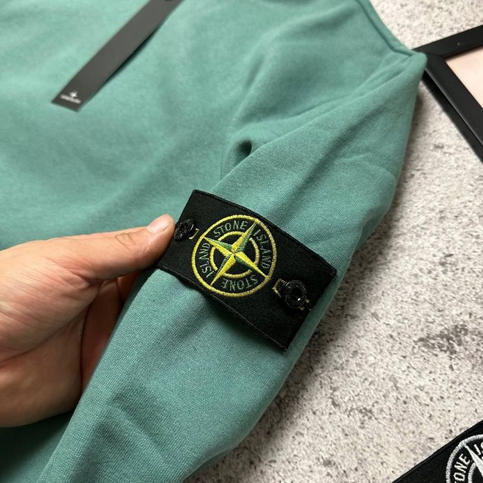 Світшот м'ятний Stone Island XS,S,M,L,XL