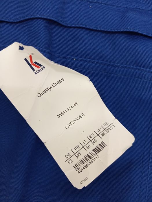 #528 Nowe ogrodniczki robocze męskie Kubler