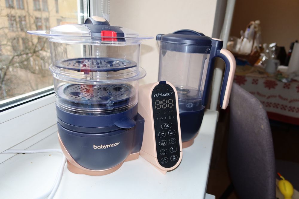Babymoov Nutribaby+ (5-в-1) — пароварка + блендер