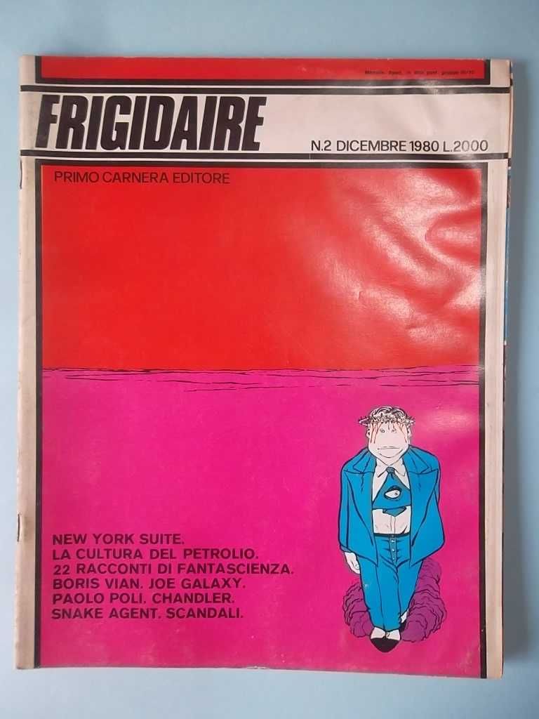 FRIGIDAIRE - Revista BD alternativa italiana, anos 80 Lote 9 edições