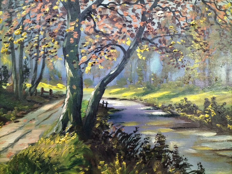 Obraz olejny .Sygnowany.