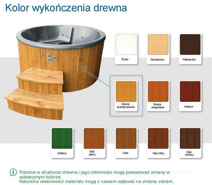 BALIA OGRODOWA | wkład Akryl | Bania | Gorąca beczka