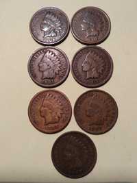 Moedas Indian Head Cent 1907 EUA