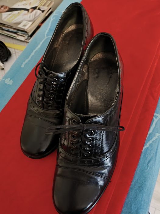 Półbuty damskie 38 skóra naturalna