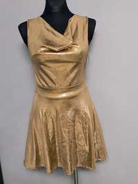 Nowa złota sukienka