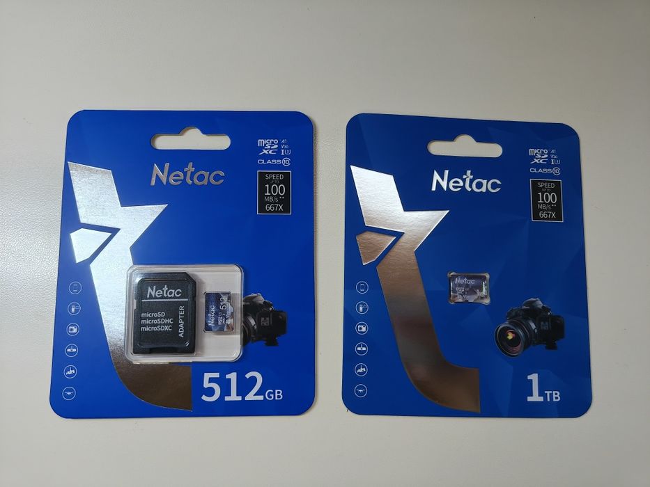 Карта пам'яті Netac 1tb/512gb