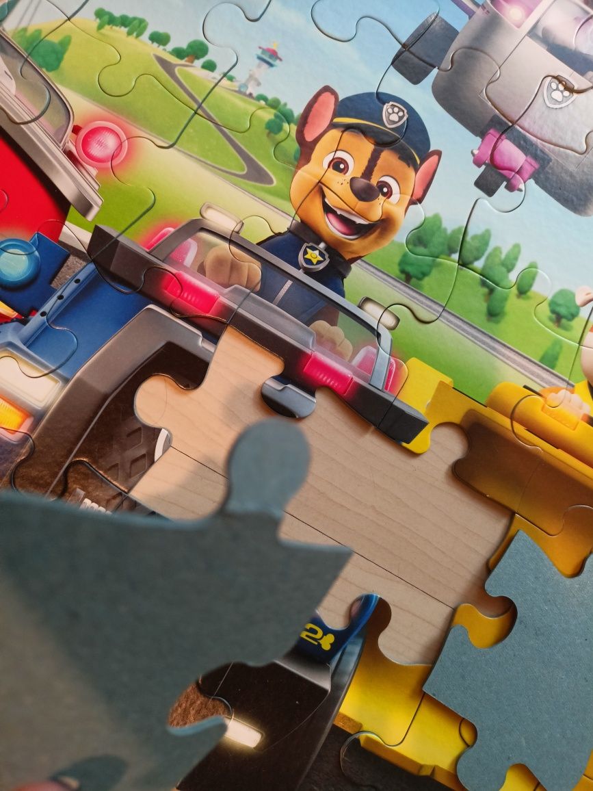 Psi Patrol Paw Patrol is on a roll! Puzzle 60 elementów 4+ Nickelodeon