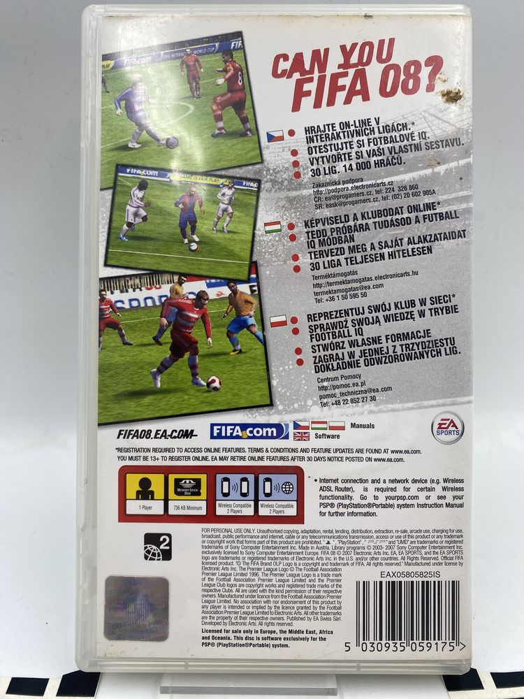 Fifa 08 PSP Gwarancja