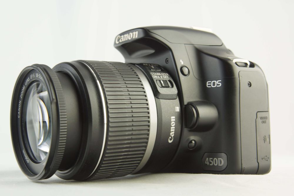 Aparat CANON EOS 450D 12.2Mpx + 18-55mm IS 1.735 zdjęć # Gwarancja FV