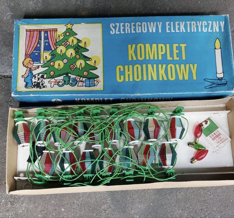Lampki choinkowe 1977 dzialaja