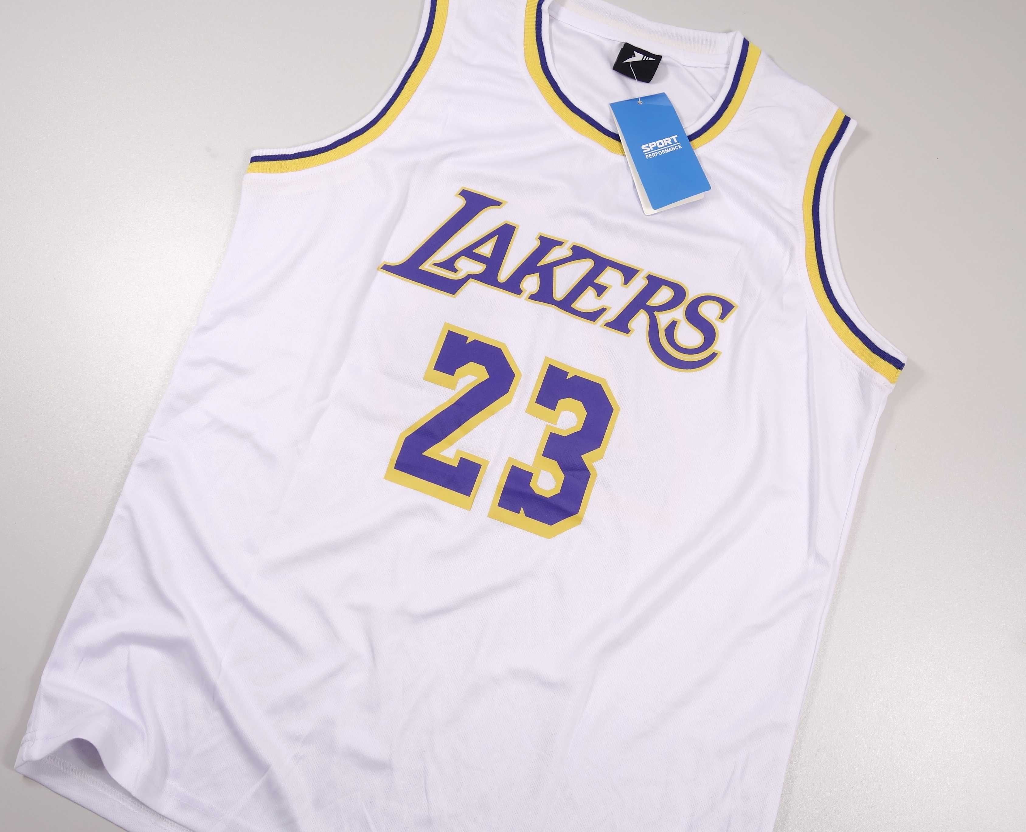 Lakers Los Angeles James 23 NBA Nowa koszulka Męska top tank * L