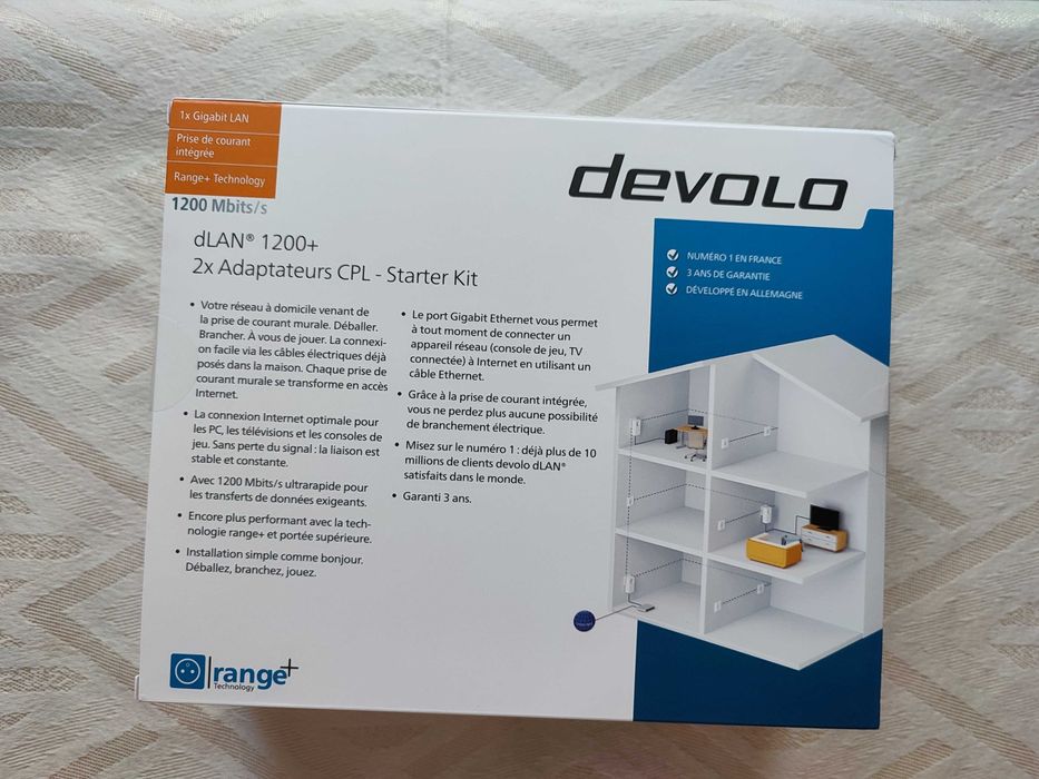 Kit DEVOLO dLAN 1200+ Powerline Repetidor CPL