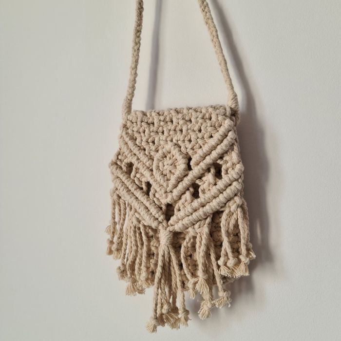 Torebka makrama boho