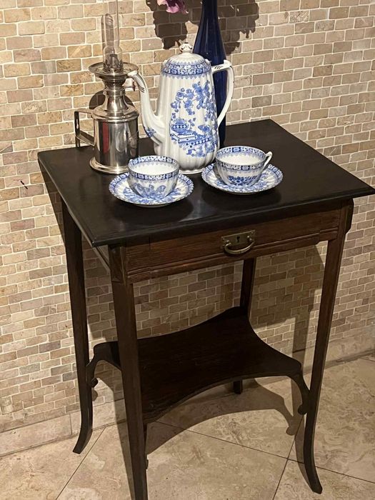 Stolik niciak zabytkowy XIX w eklektyk bideimeier