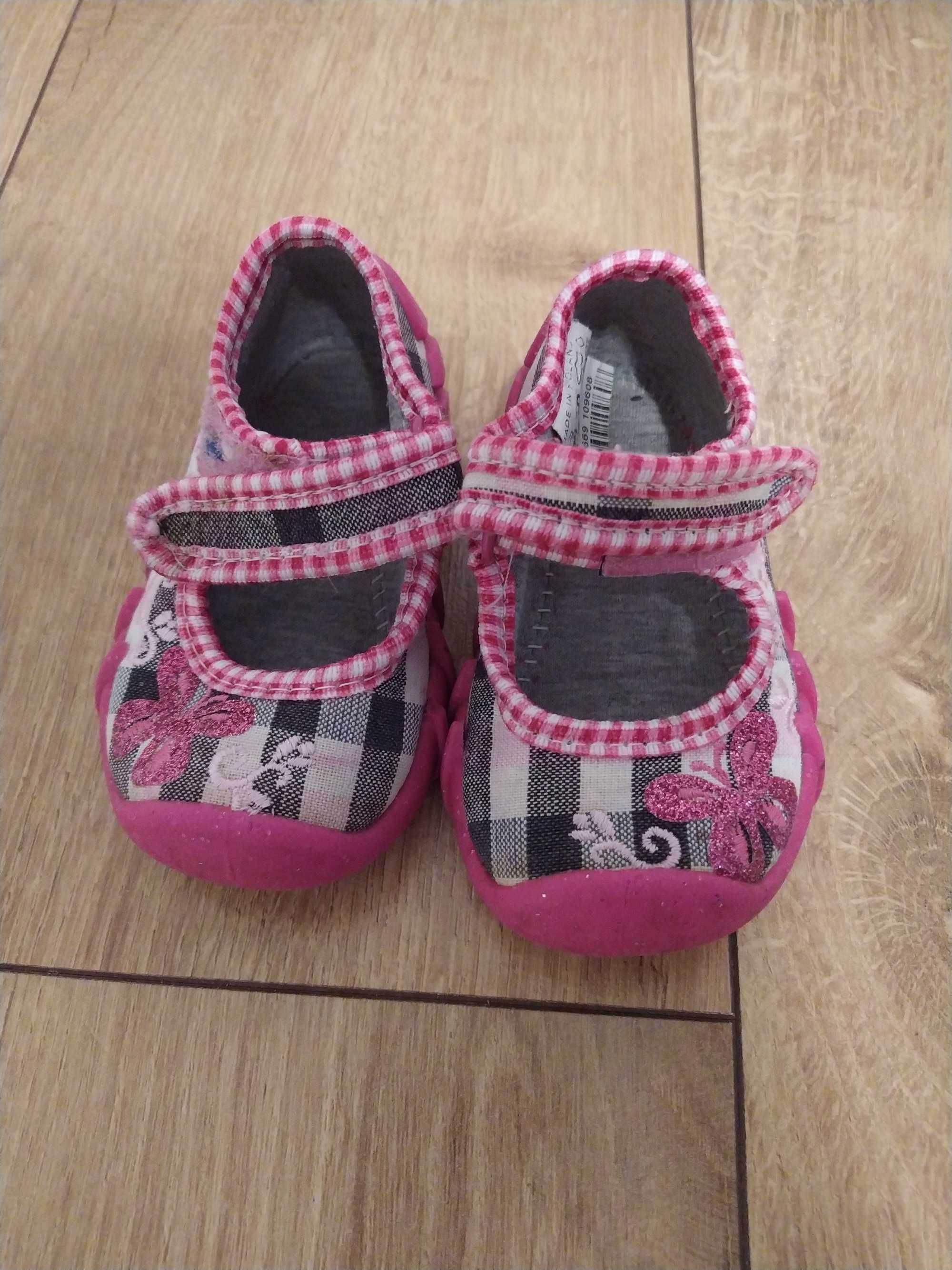 Buciki dla dziewczynki rozmiar 18/19, 6 par, Befado, Lasocki