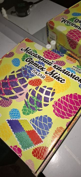 Ортопедичний килимок, пазли, 6 штук