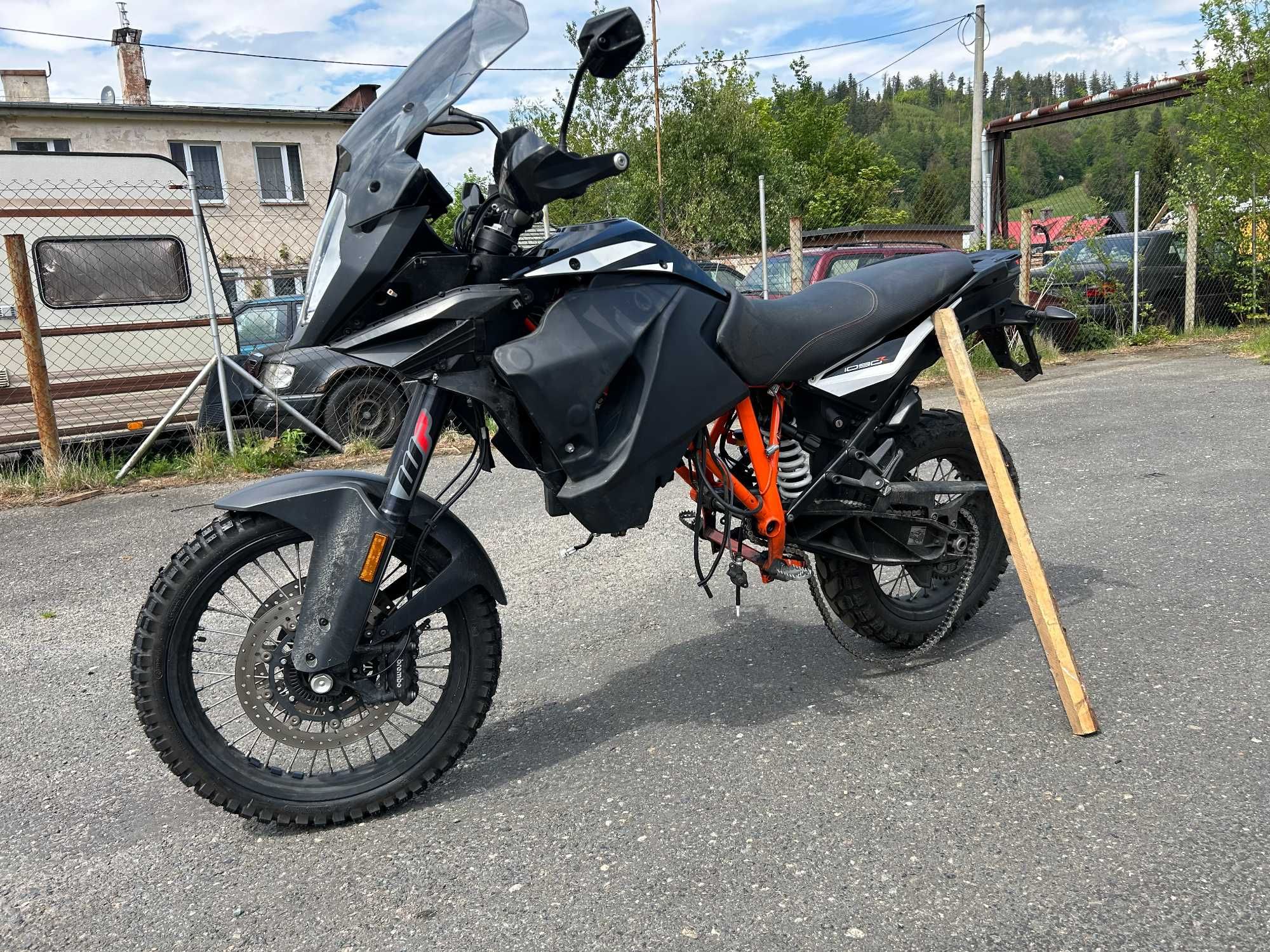 KTM 1090 Adventure , sprowadzony, uszkodzony silnik