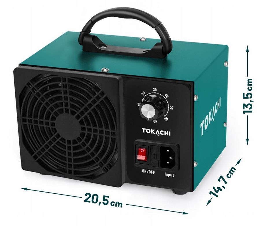 Generator Ozonu Profesjonalny Ozonator 40G/H Uziemienie Czasomierz