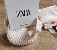 ZARA 100% kaszmirowe buciki roz. 15