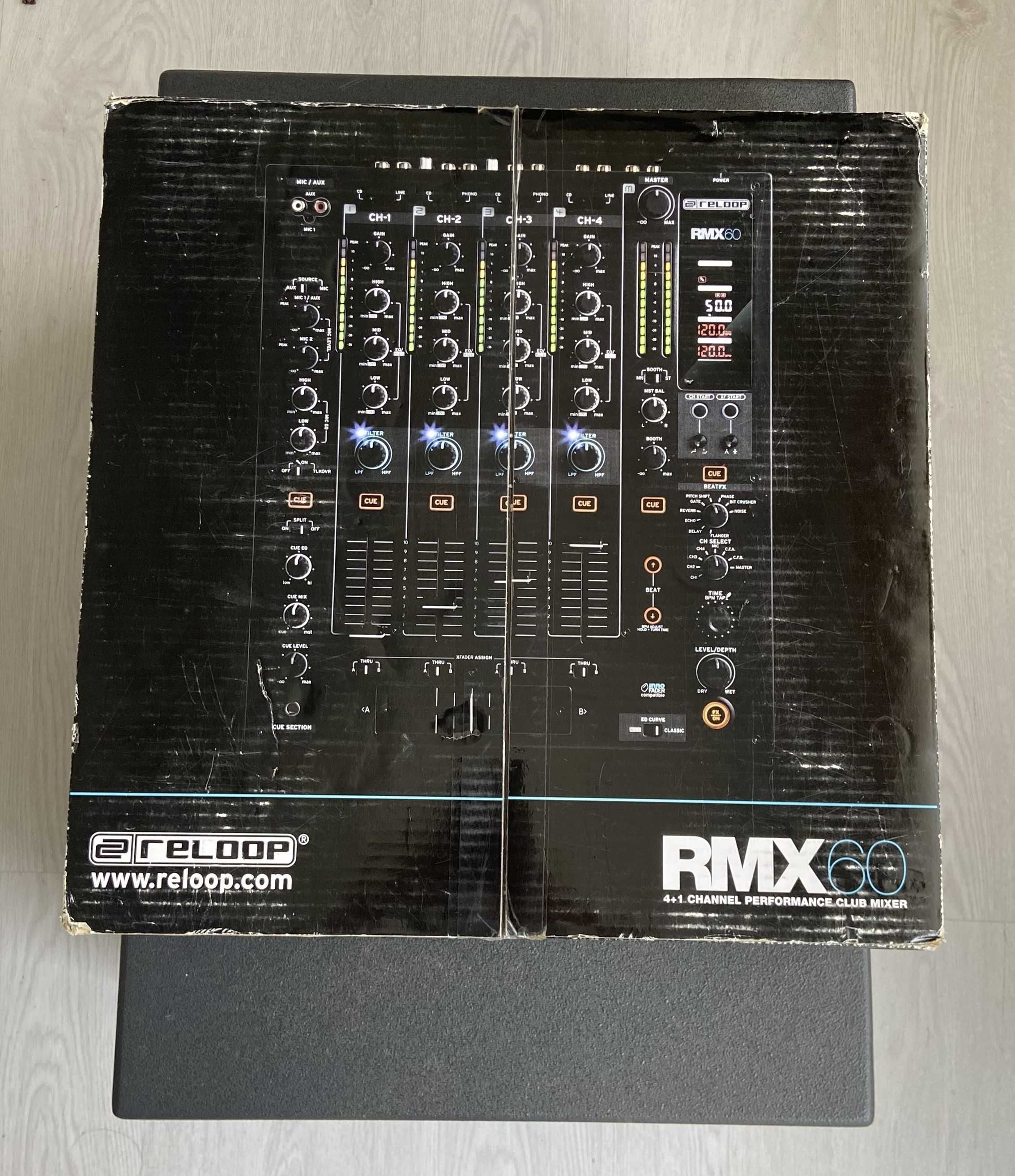 Reloop RMX60 | Mixer 4 canais