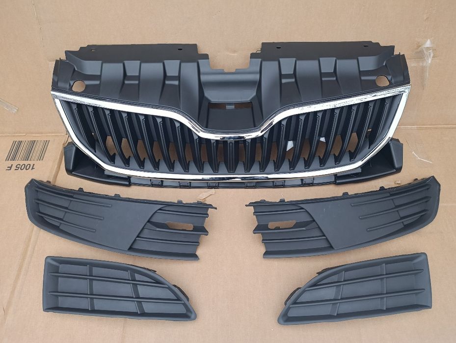 Решітка skoda fabia 3, шкода фабіа