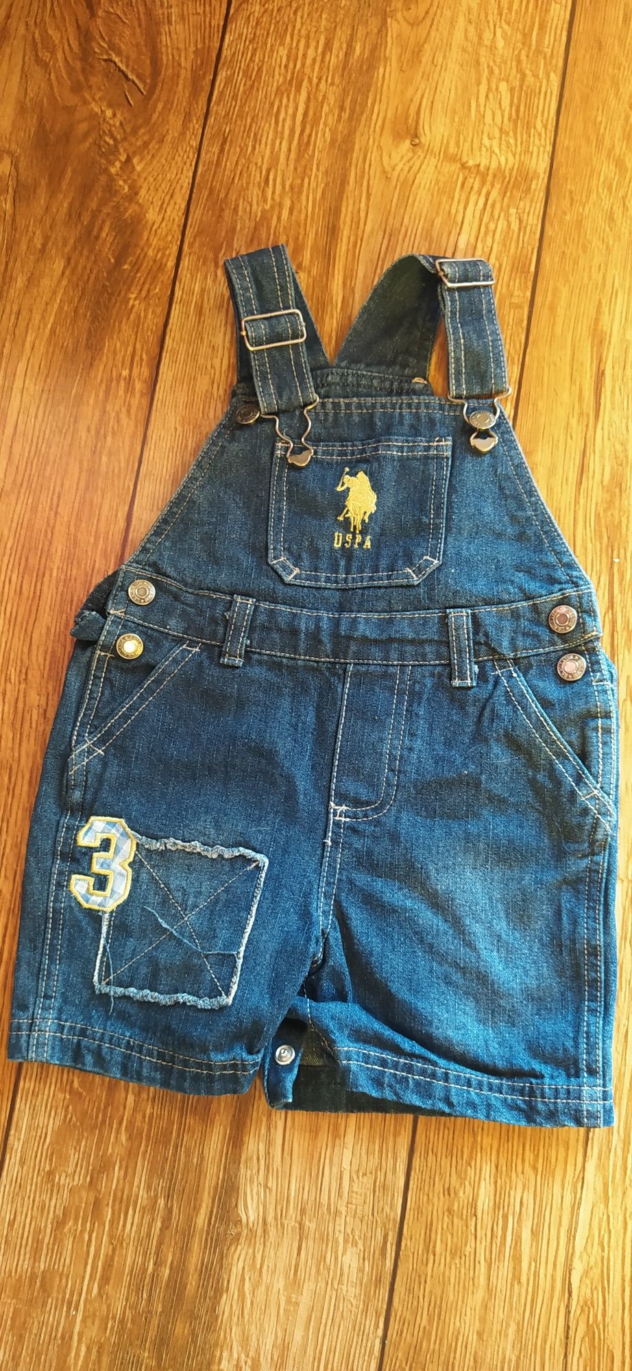Ogrodniczki jeansowe dziecięce Polo Ralph Lauren
