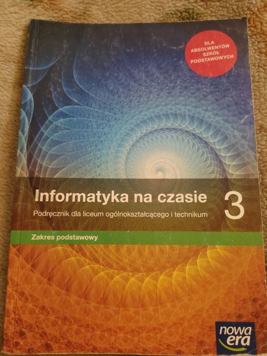 Podręcznik Informatyka klasa 3