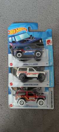 Hot wheels Nissan Patrol y60 3szt.