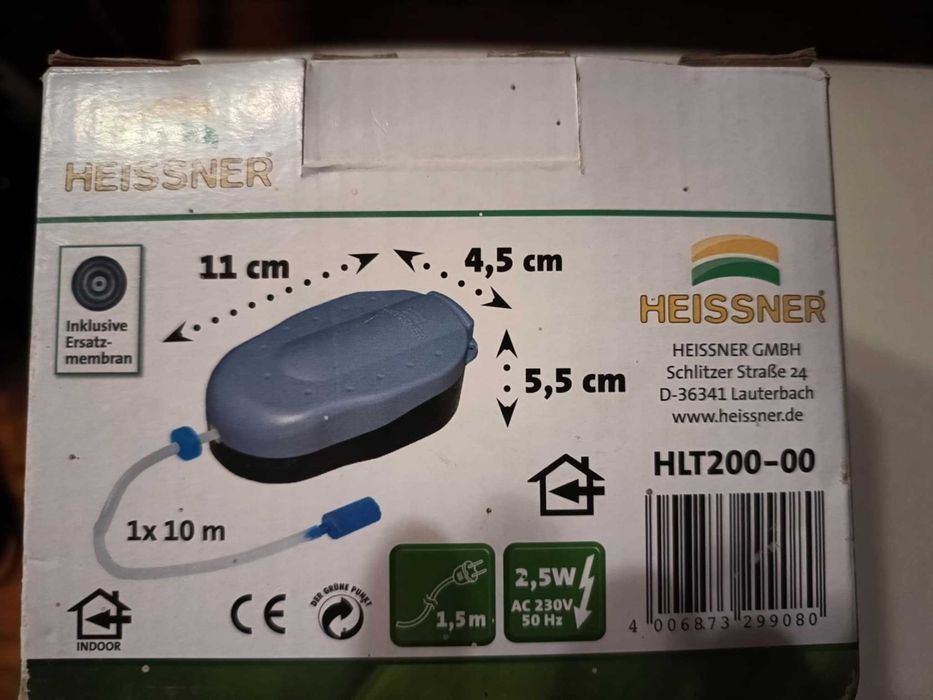 Wewnętrzna pompka napowietrzająca HLT200-00 HEISSNER