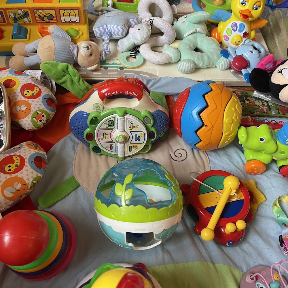 Дитячі розвиваючі іграшки fisherprise, leap frog, infantino, lamaze