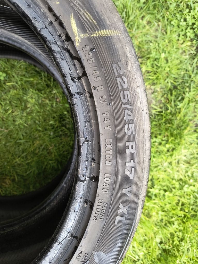 2x opony CONTINENTAL 225/45/17 ContiSportContact 5 lato 225/45R17 R17