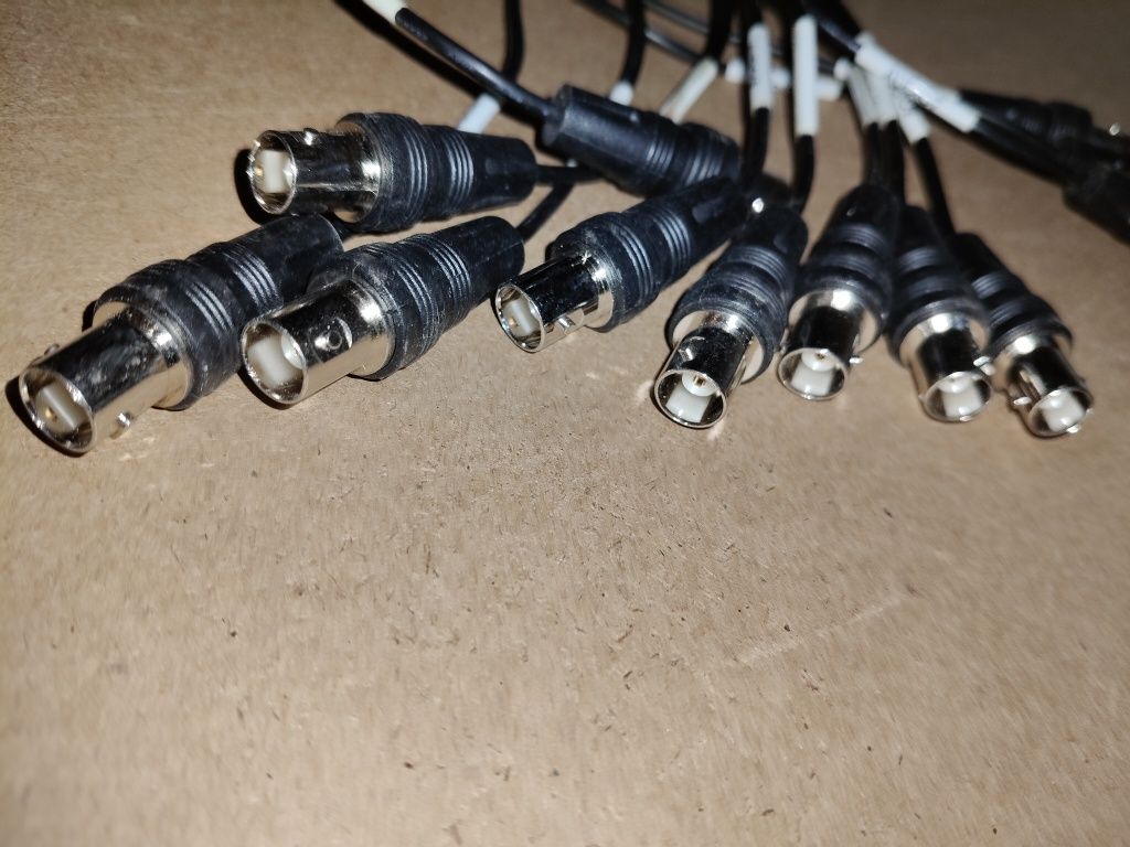 Kabel wtyczka  do rejestratora DB25 na 12 BNC