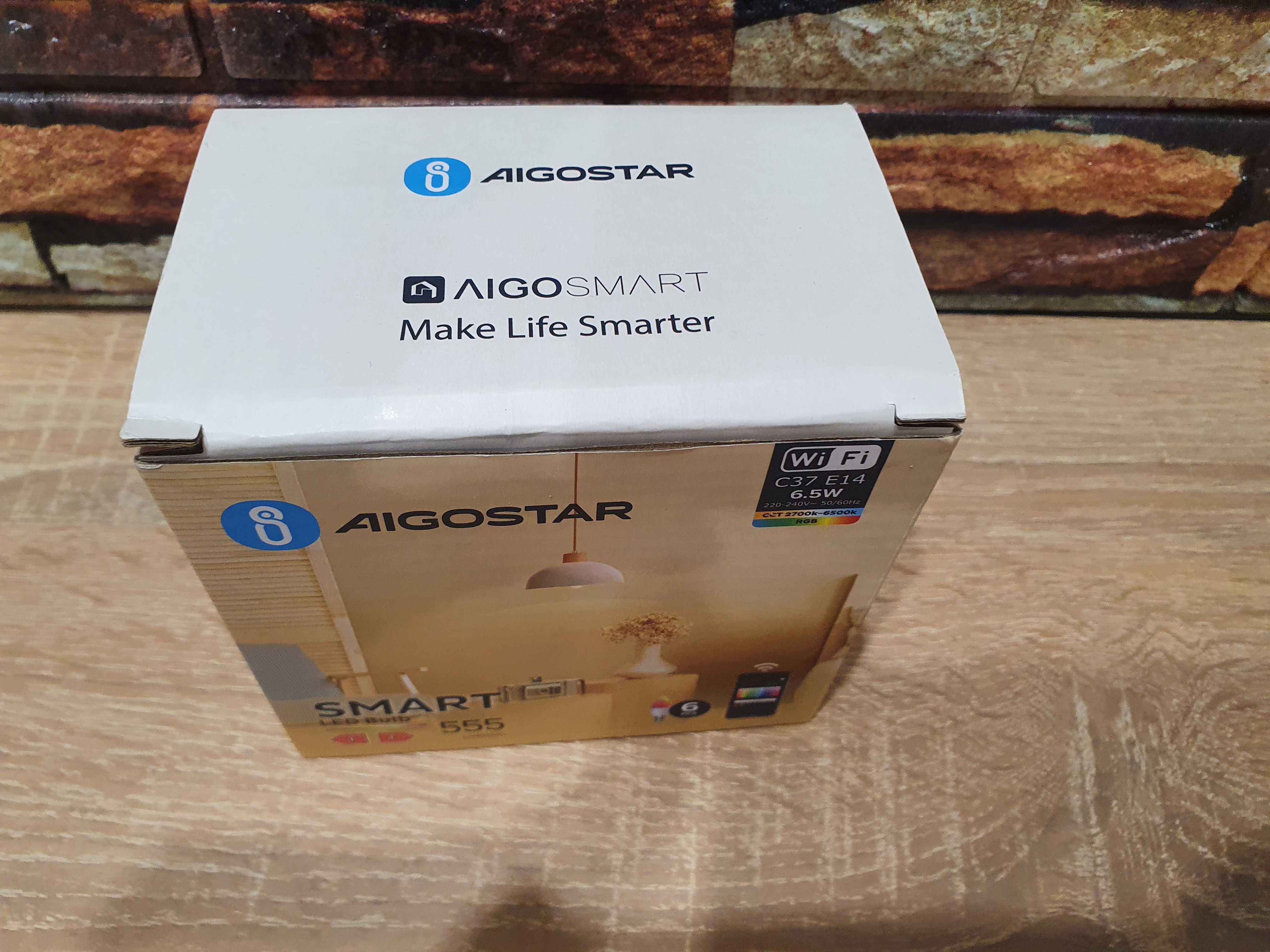 Aigostar Smart LED E14 CCT RGB WiFi 6x Inteligentna Żarówka Zestaw