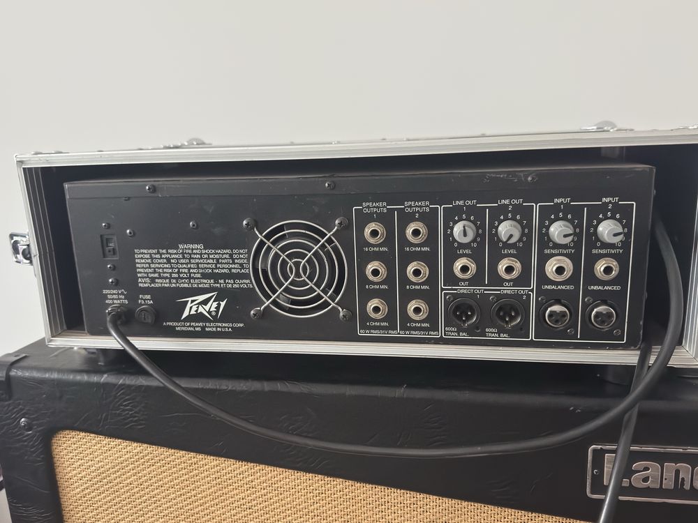 Peavey classic series 60/60- Gitarowa, lampowa koncowka mocy + case
