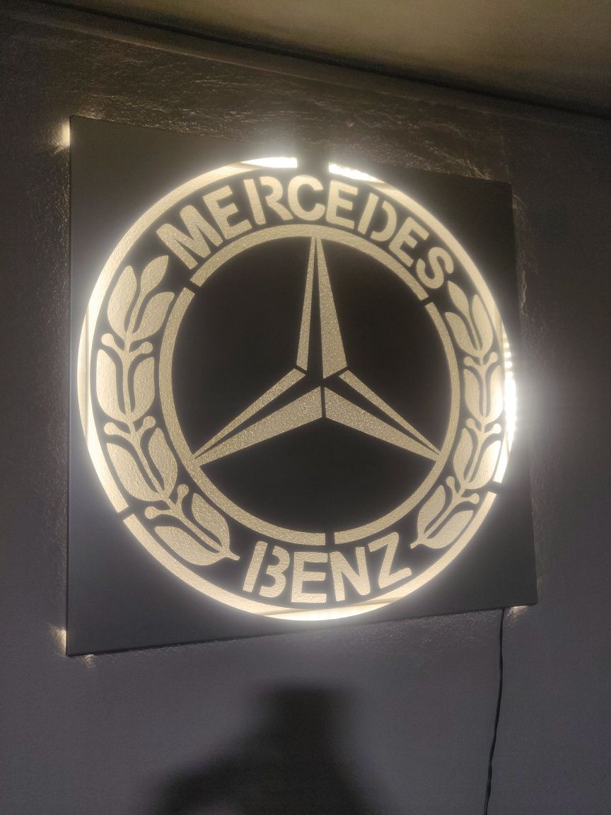 Moldura Mercedes Benz logo decoração