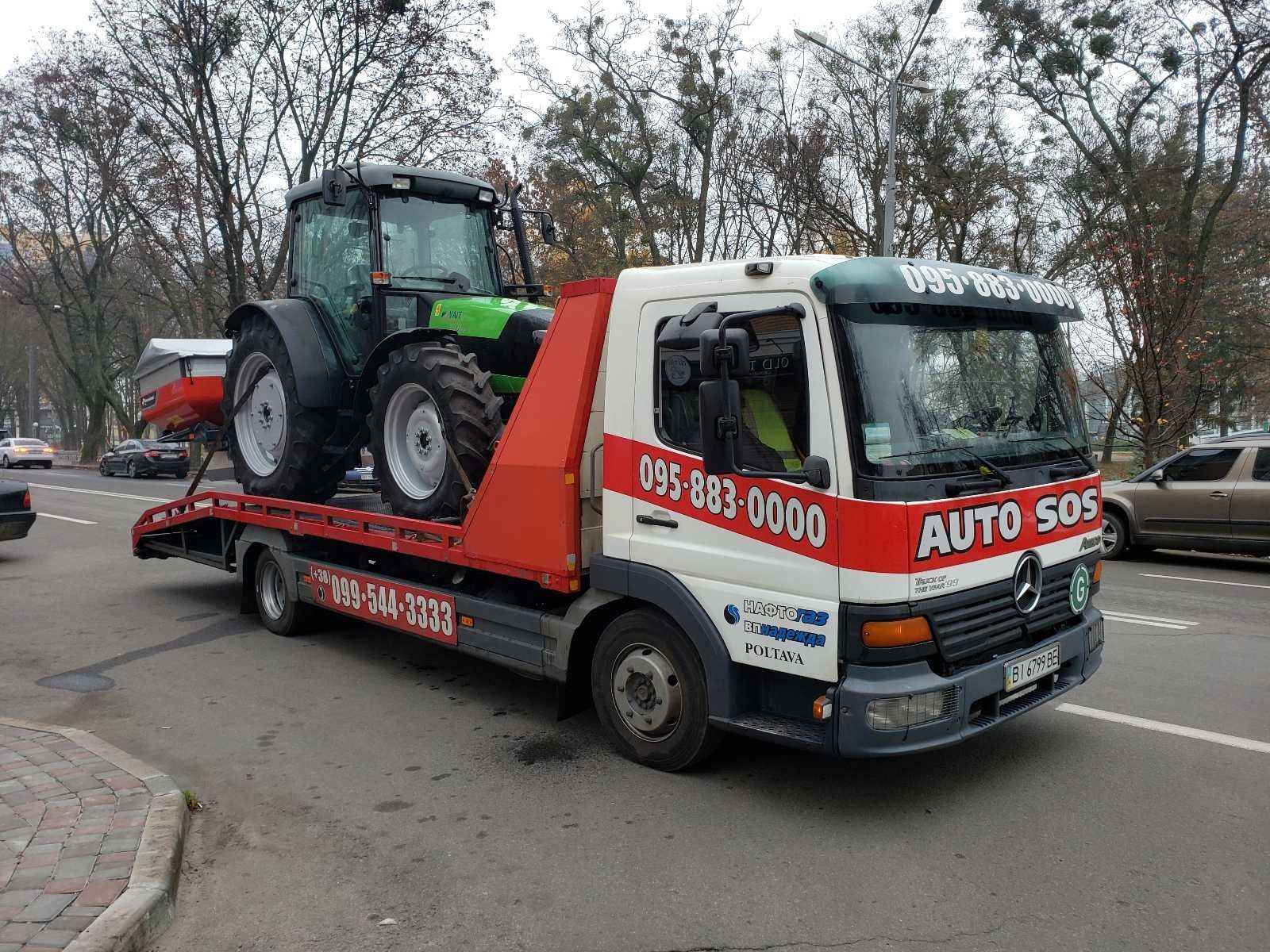 Эвакуатор Автоэвакуатор Техпомощь АвтоСОС в Полтава и область