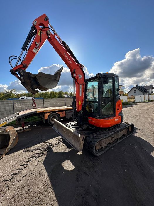 Kubota U48-4  KUBOTA U48-4 | WAGA: 4,7T | 3 łyżki | SZYBKOZŁĄCZE | Prywatna maszyna