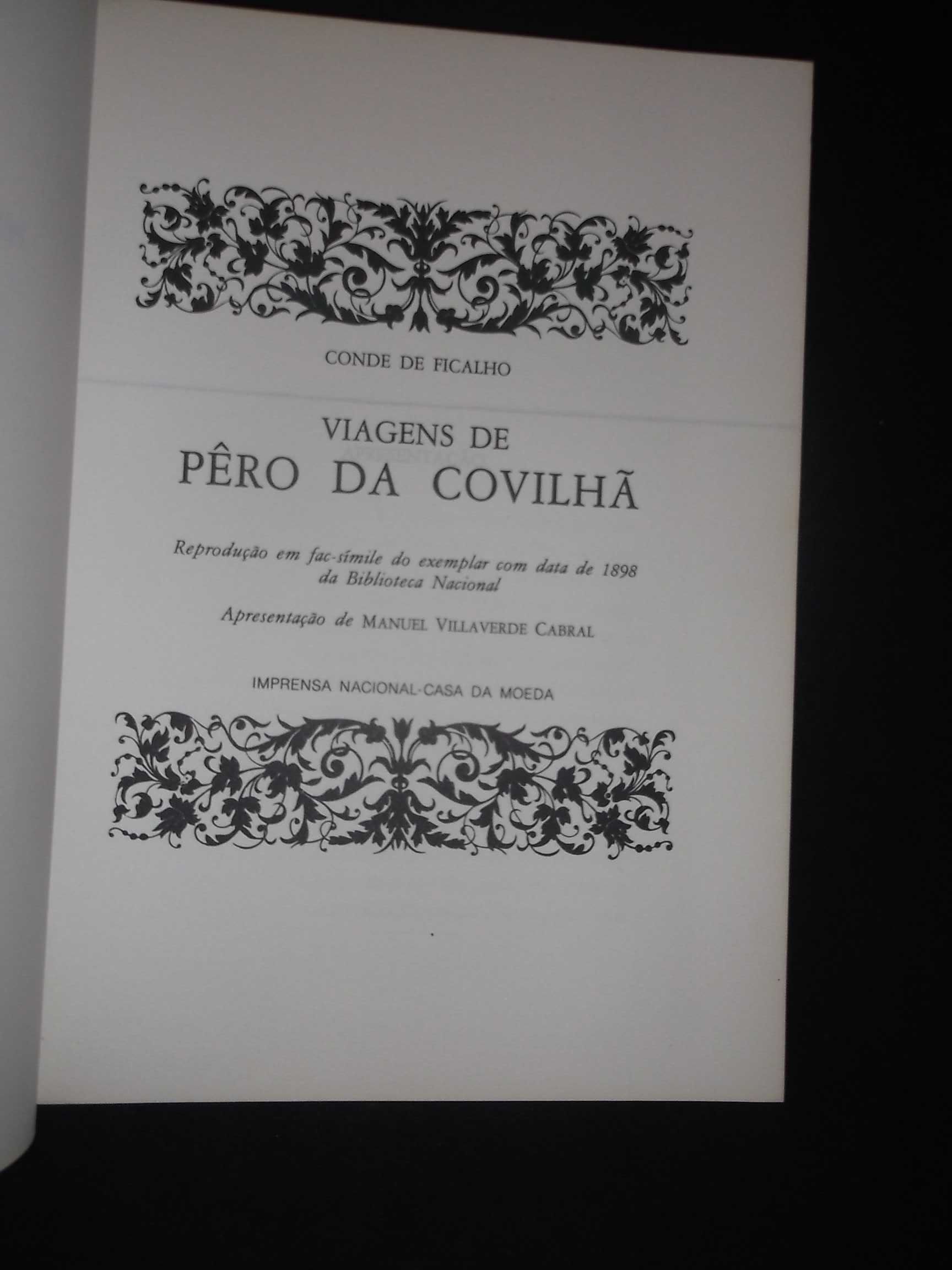 Conde de Ficalho);Viagens de Pêro da Covilhã