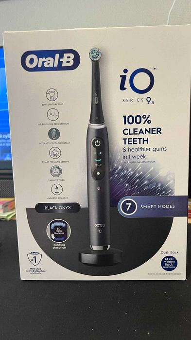 Oral-B iO Series 9 (1 щітка) — 7 000 грн BLACK ONYX/ROSE QUARTZ