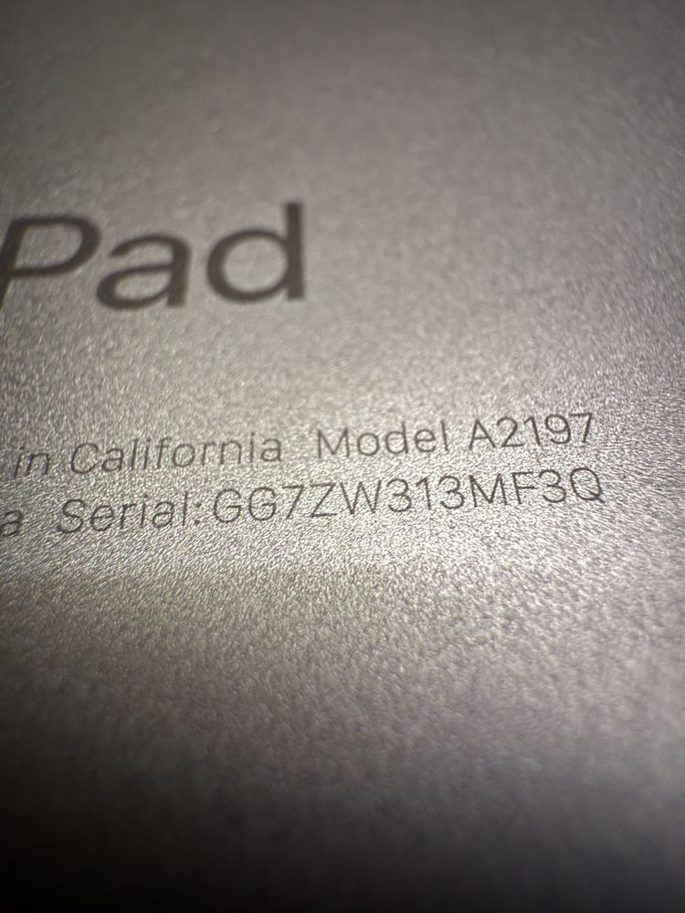 10.2”Apple iPad 7th 128gb WIFI Ідеал 98% батарея A2197