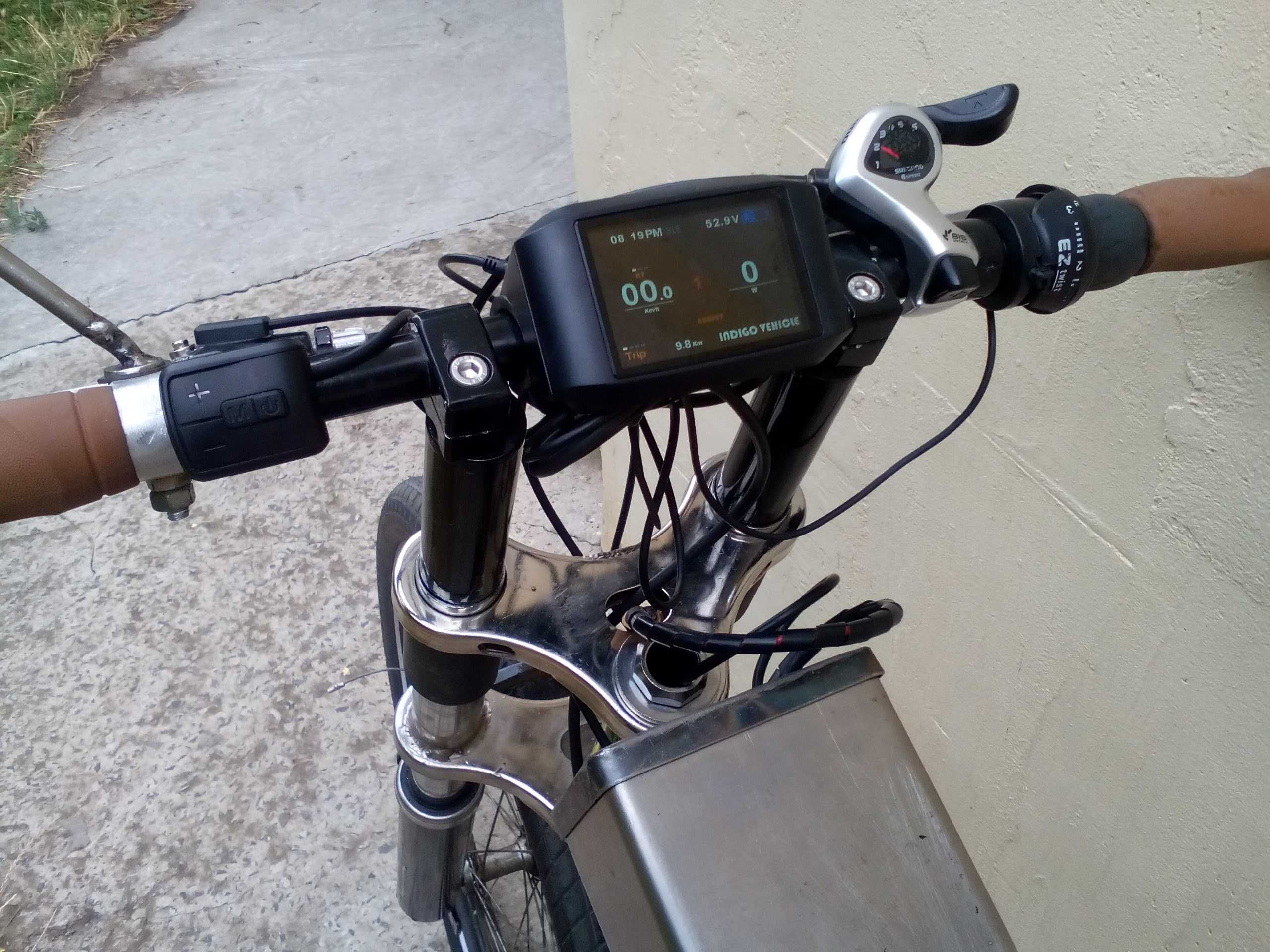 Электровелосипед mid drive  motor Bafang BBS HD, мощностью 1000w