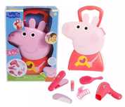 Świnka Peppa. Walizeczka fryzjerska z akcesoriami. HTI. Nowy Produkt