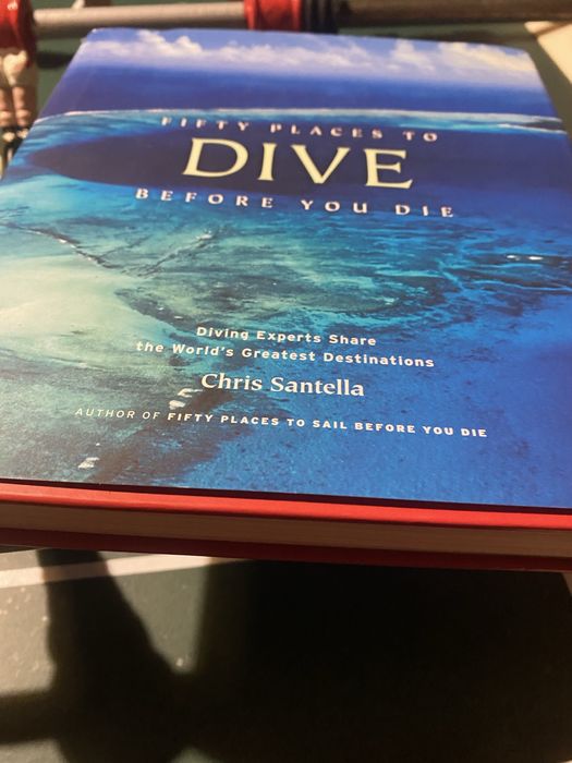 Livro sobre os melhores lugares do mundo para mergulho