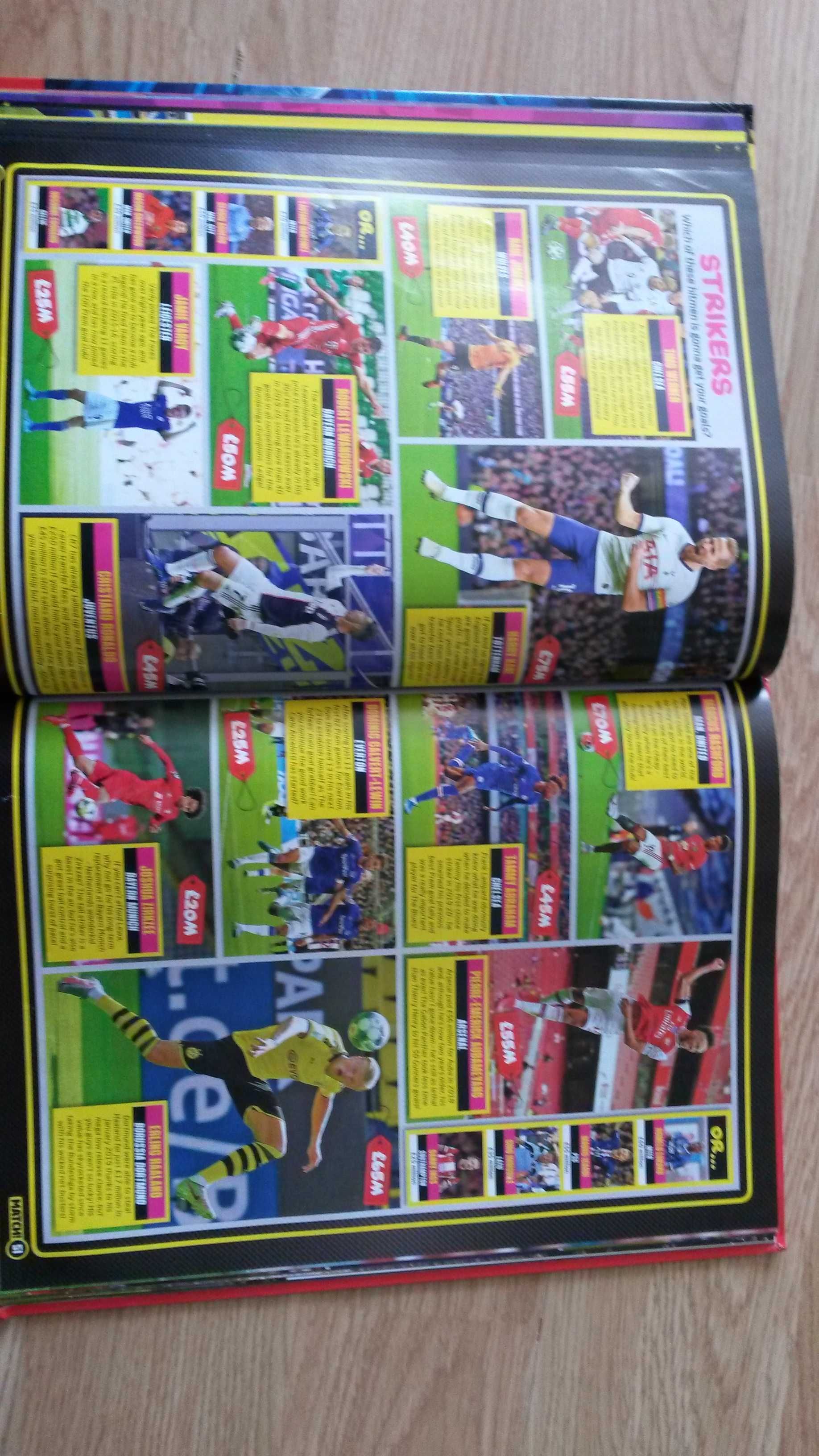 Książka album piłkarski piłka nożna Match Annual 2021 gwiazdy