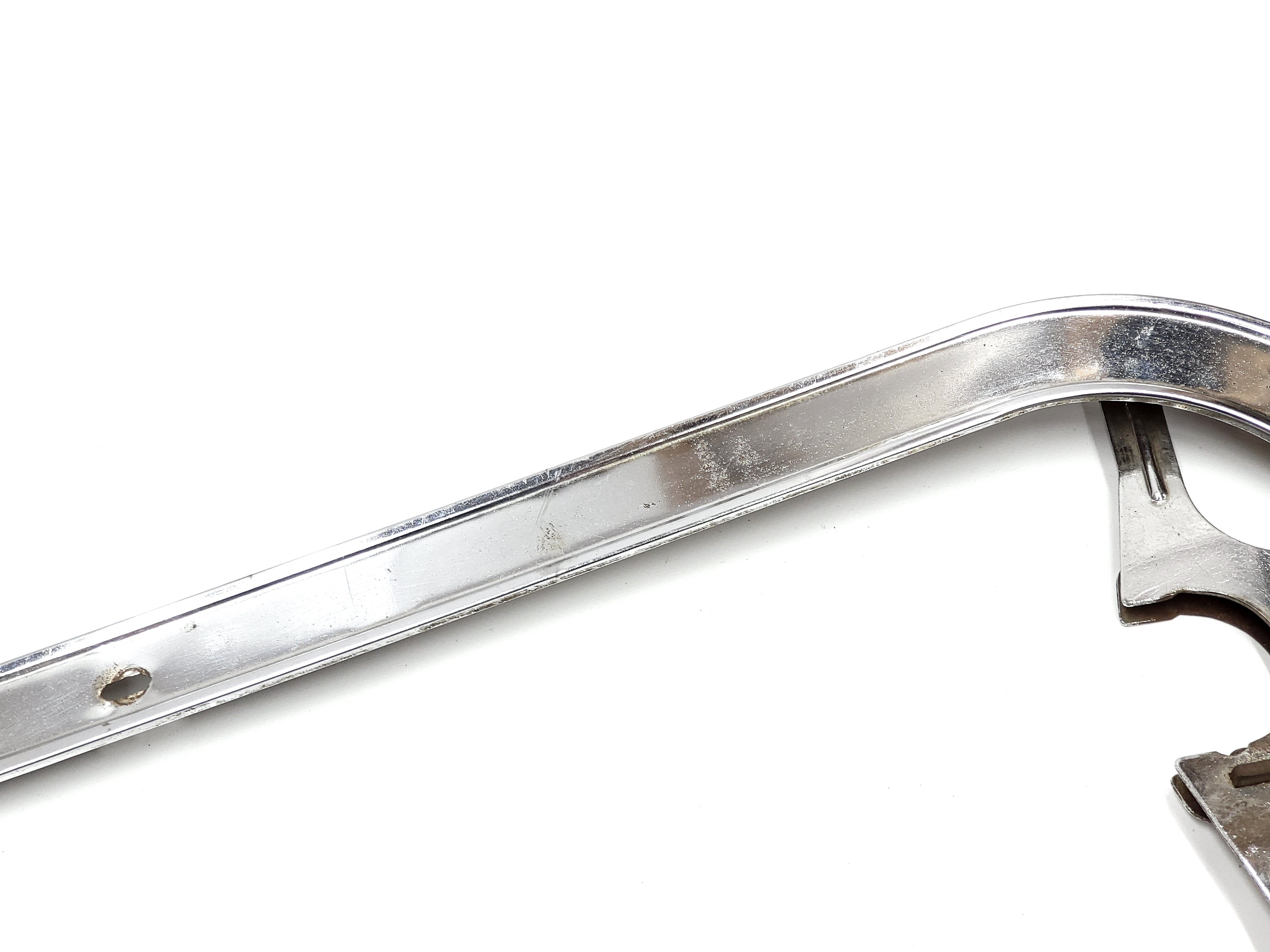 Osłona łańcucha chrom ZZR Romet Universal wraz z mocowaniem PRL