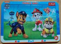 Puzzle dla dzieci Trefl - 4 + 6 elementów