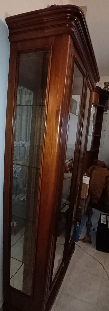 Conjunto de móveis de sala - Cerejeira